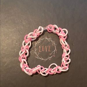 handmade rubber band bracelet